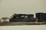 NS GP38-2 Locomotive in the yard